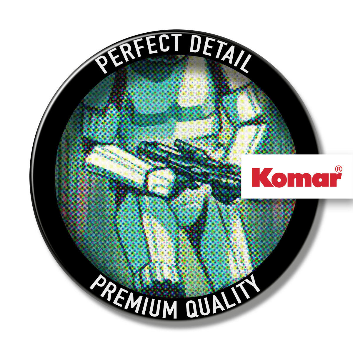 Komar Fototapete Mandalorian Stormtrooper Print grün B/H: ca. 200x280 cm Mandalorian Stormtrooper Print - grün (200,00/280,00cm) - Komar
