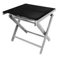 VCM Gartenhocker schwarz Aluminium B/H/T: ca. 43x40x40 cm Gartenhocker - schwarz (43,00/40,00/40,00cm) - VCM