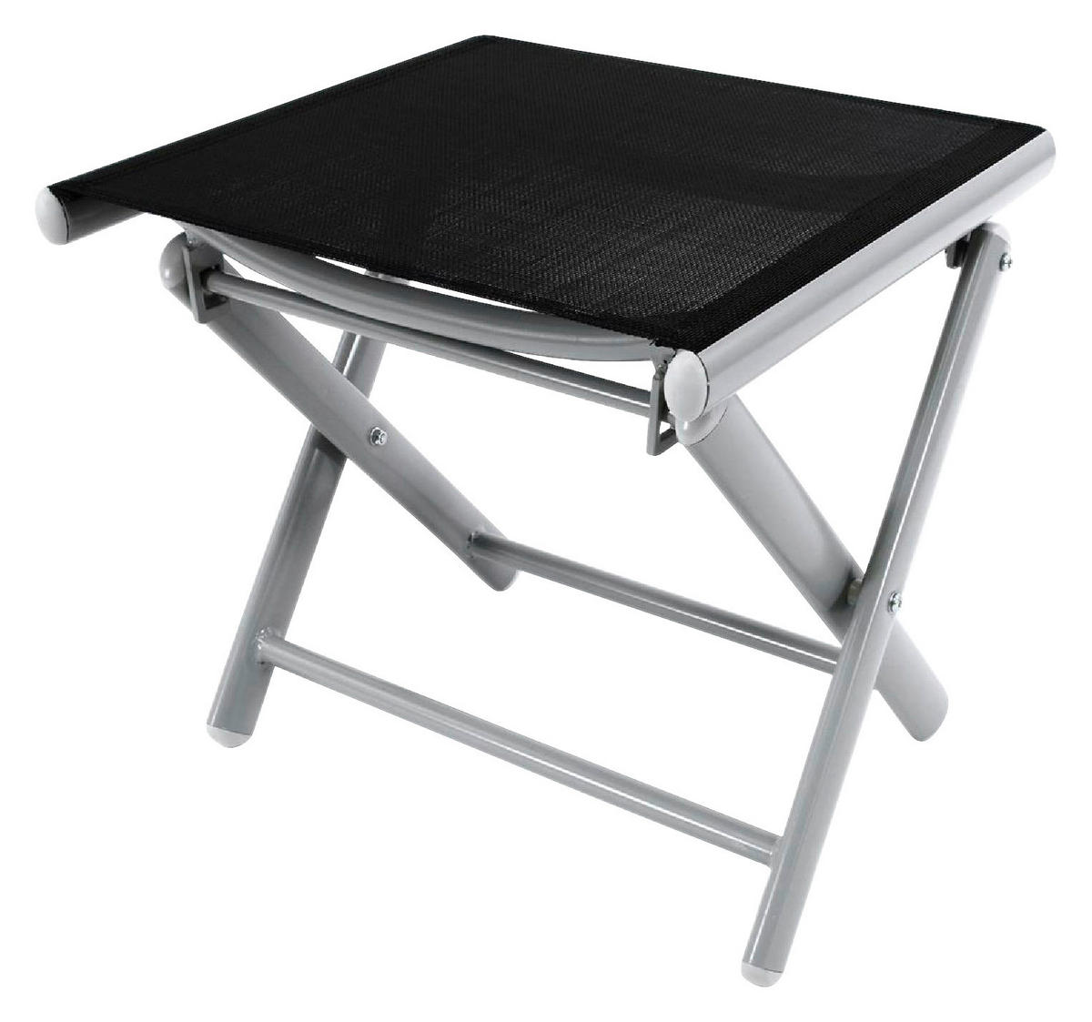 VCM Gartenhocker schwarz Aluminium B/H/T: ca. 43x40x40 cm Gartenhocker - schwarz (43,00/40,00/40,00cm) - VCM