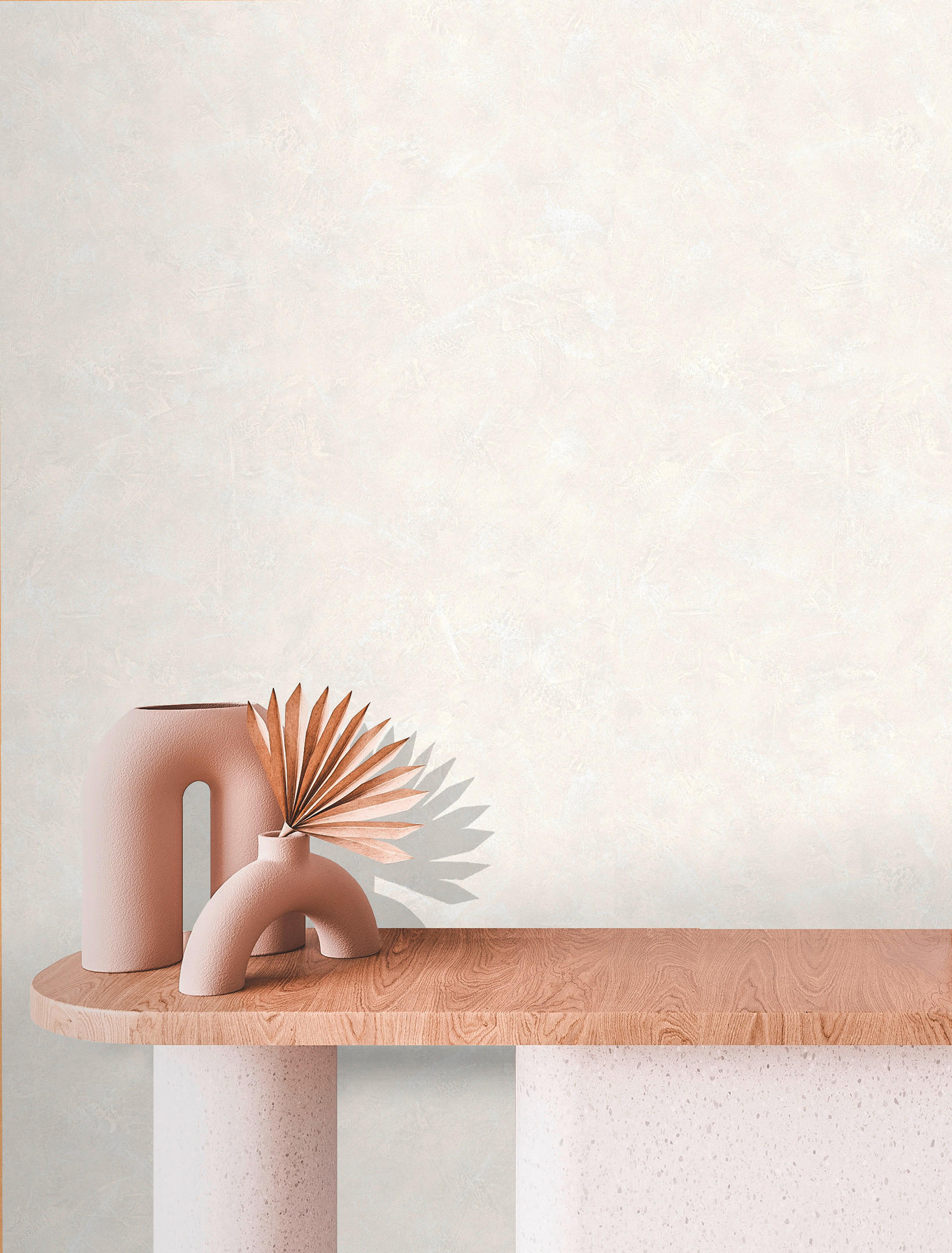 Thumbnail - UGEPA Vliestapete Struktur hellbeige B/L: ca. 53x1005 cm