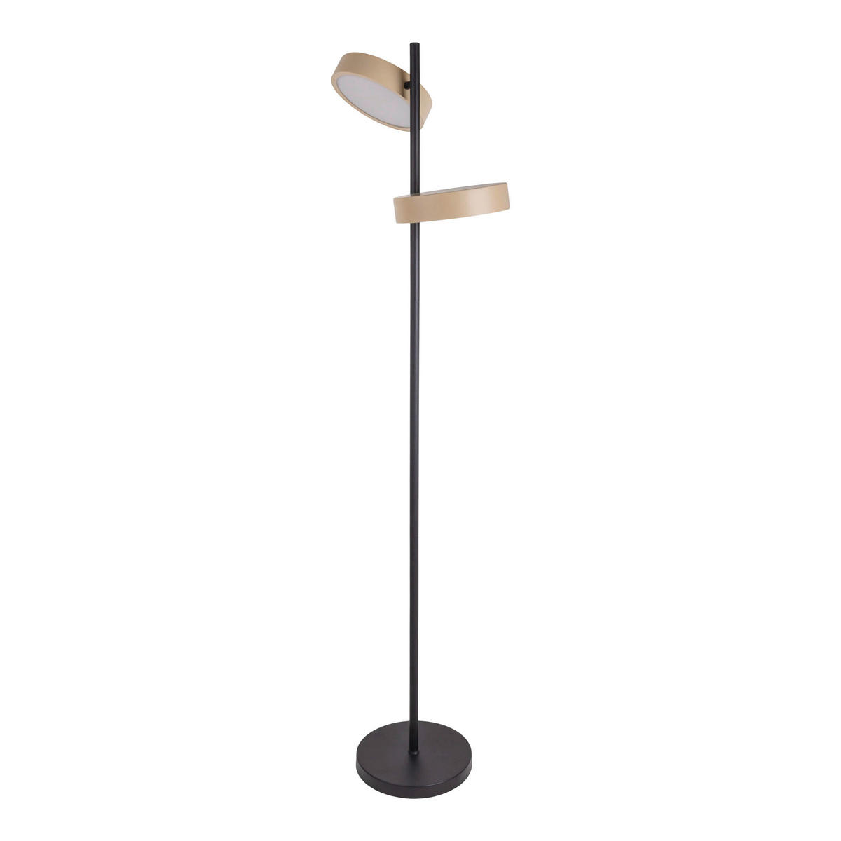Näve Leuchten LED-Stehleuchte beige Kunststoff Metall B/H/T: ca. 53x165x28 cm TESSA - beige (53,00/165,00/28,00cm) - Näve Leuchten