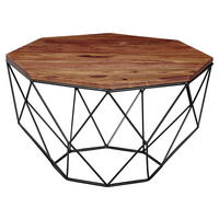 Couchtisch braun B/H/T: ca. 66x40x66 cm Couchtisch - braun (66,00/40,00/66,00cm) - Wohnling