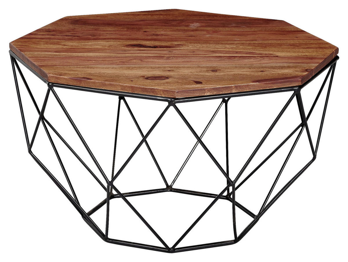 Couchtisch braun B/H/T: ca. 66x40x66 cm Couchtisch - braun (66,00/40,00/66,00cm) - Wohnling