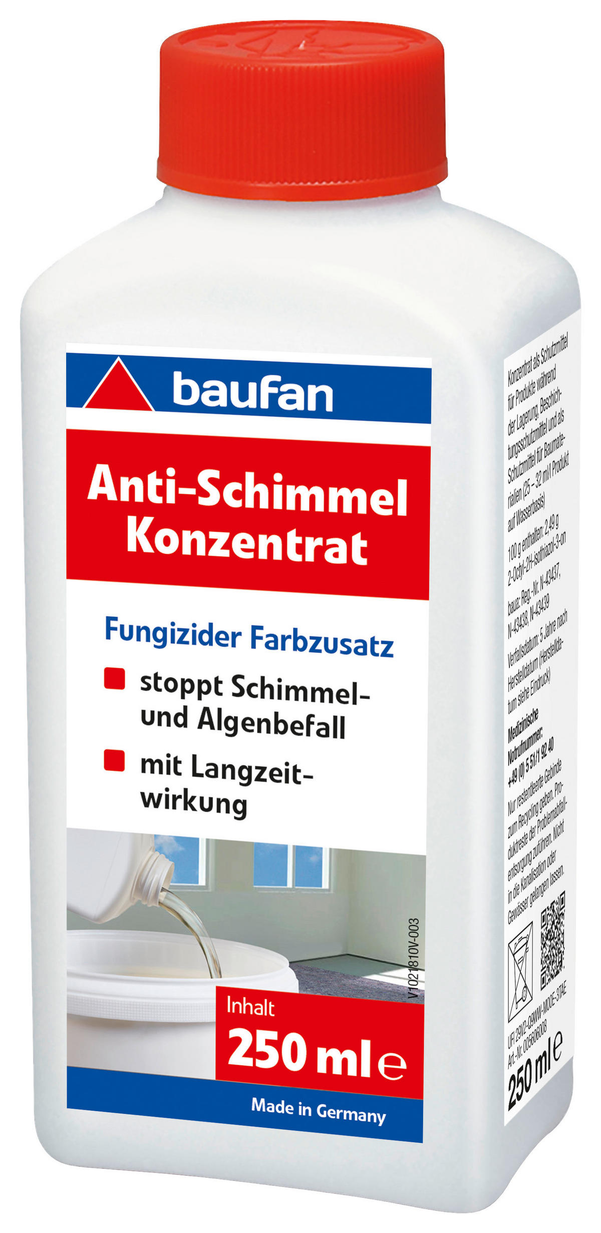 Anti-Schimmel-Konzentrat ca. 0,25 l Anti-Schimmel-Konzentrat_bauf.250ml - (250ml) - Baufan