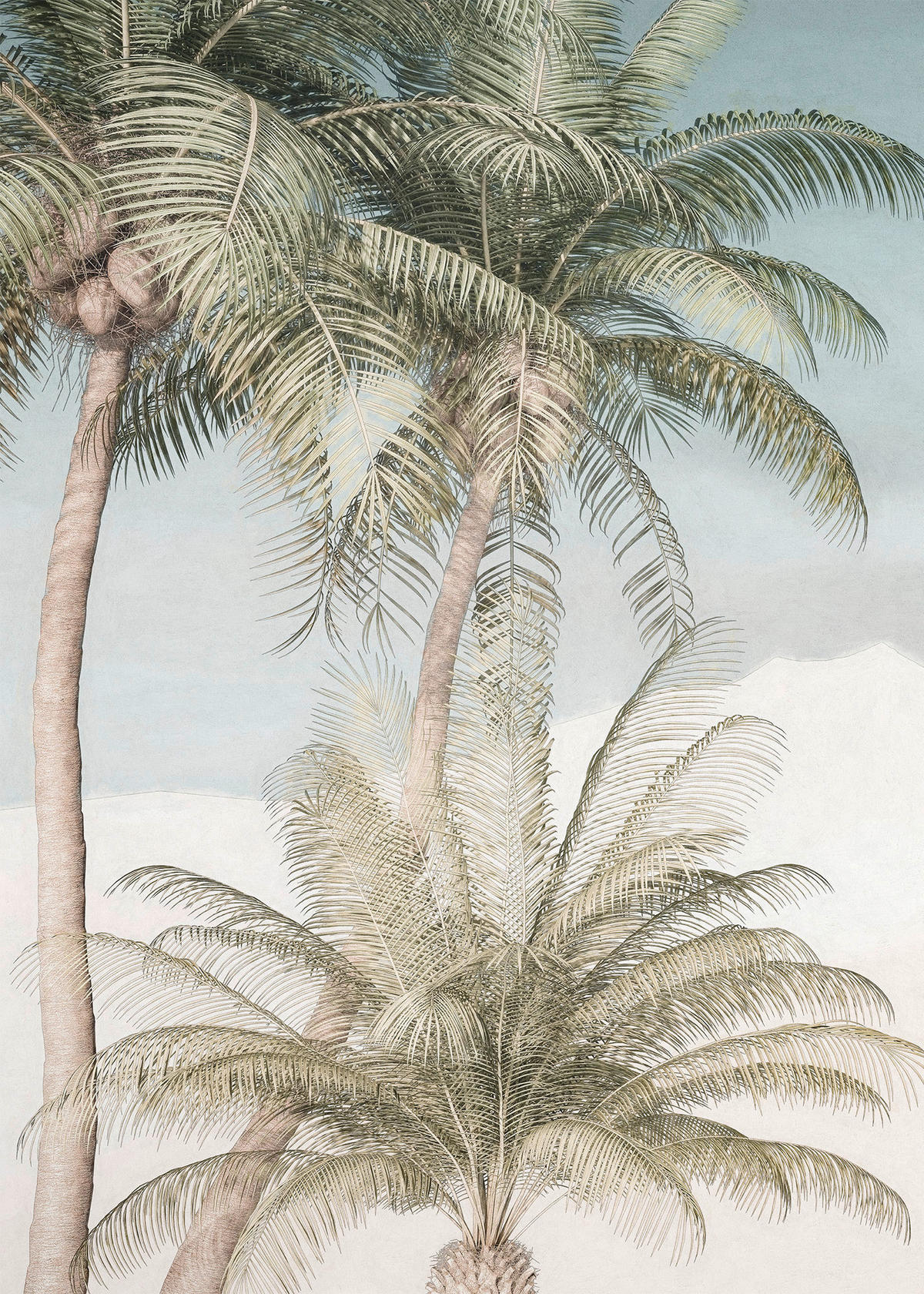 Komar Fototapete Palm Oasis B/L: ca. 200x280 cm Palm Oasis - (200,00/280,00cm) - Komar