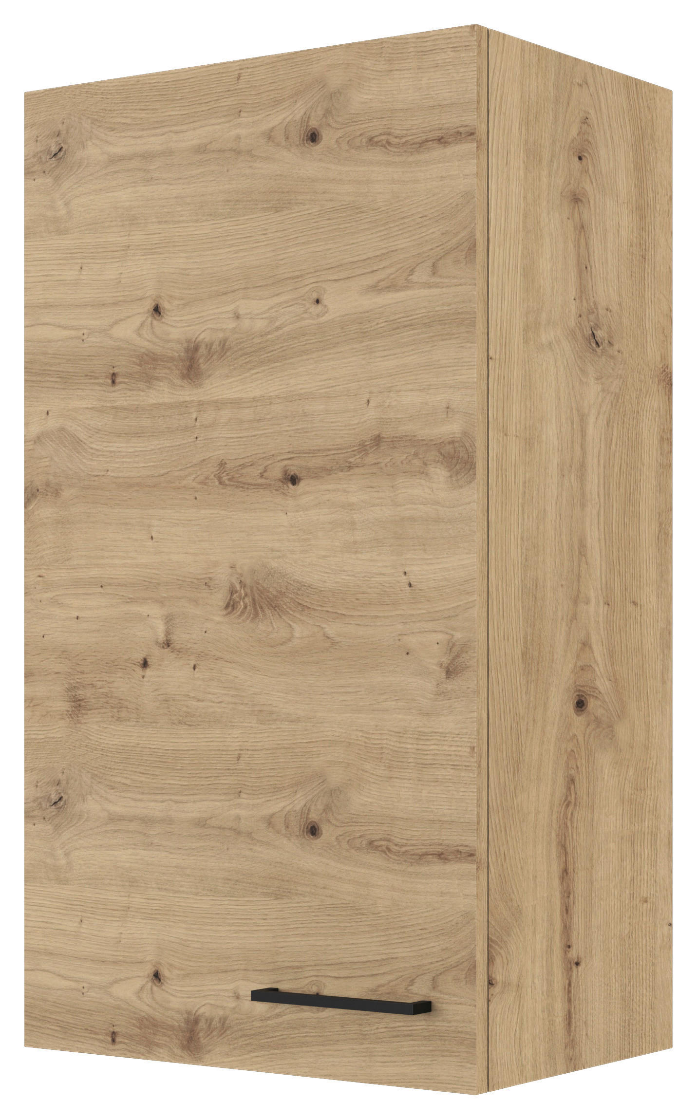 Flex-Well Hängeschrank Cara grün B/H/T: ca. 50x89x32 cm Cara - Eiche/schwarz (50,00/89,00/32,00cm) - Flex-Well