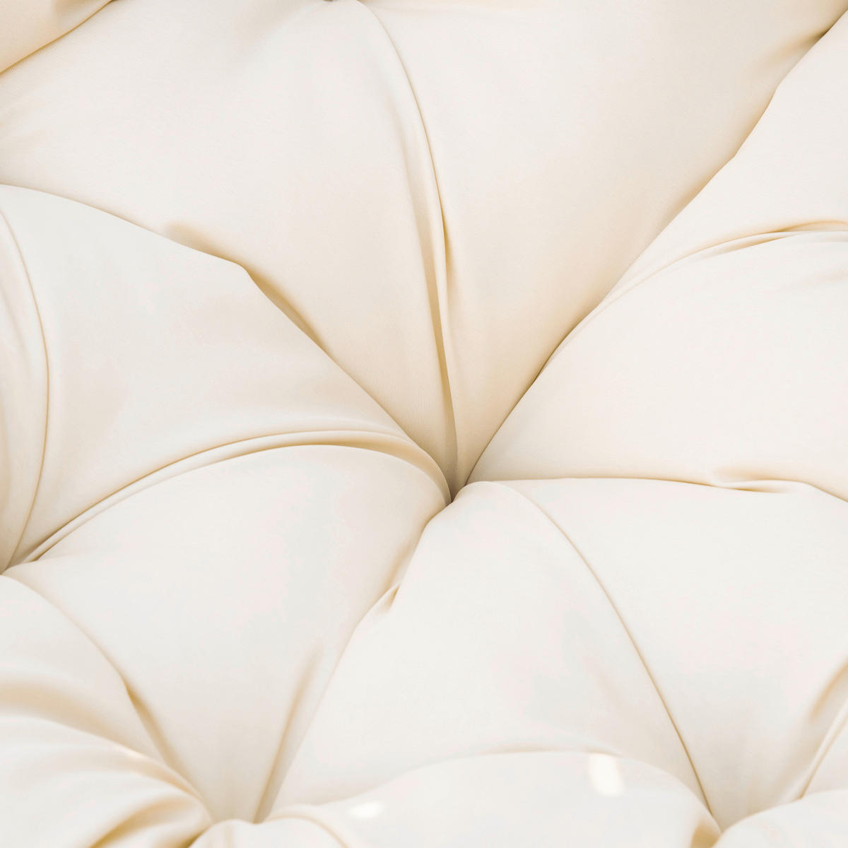 Outsunny Gartensessel beige Polyester B/H/L: ca. 97x87x90 cm Papasansessel - beige (90,00/97,00/87,00cm) - Outsunny