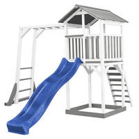 AXI Spielturm Beach Tower grau B/H/L: ca. 270x242x349 cm Beach Tower - blau/weiß (349,00/270,00/242,00cm) - AXI