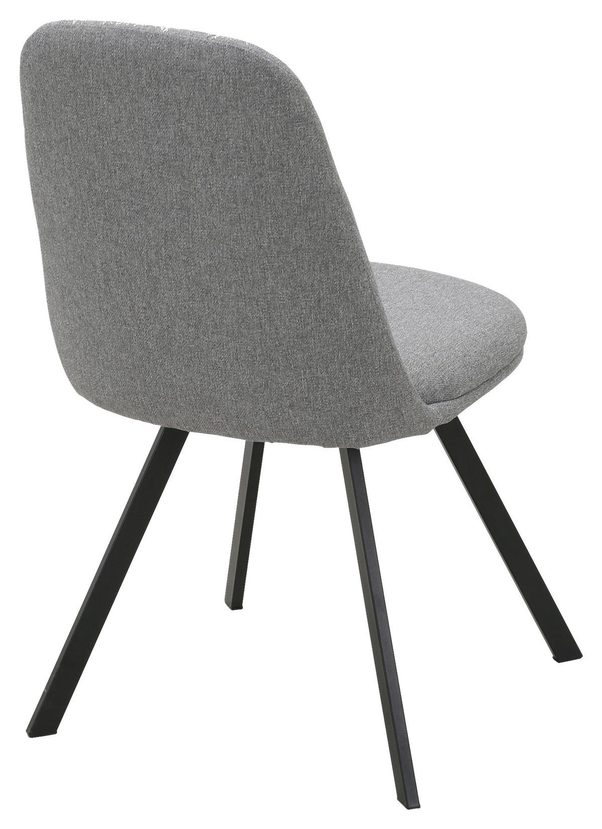 Stuhl CORA grau Microfaser B/T: ca. 56,5x85 cm CORA - schwarz/grau (56,50/85,00cm)