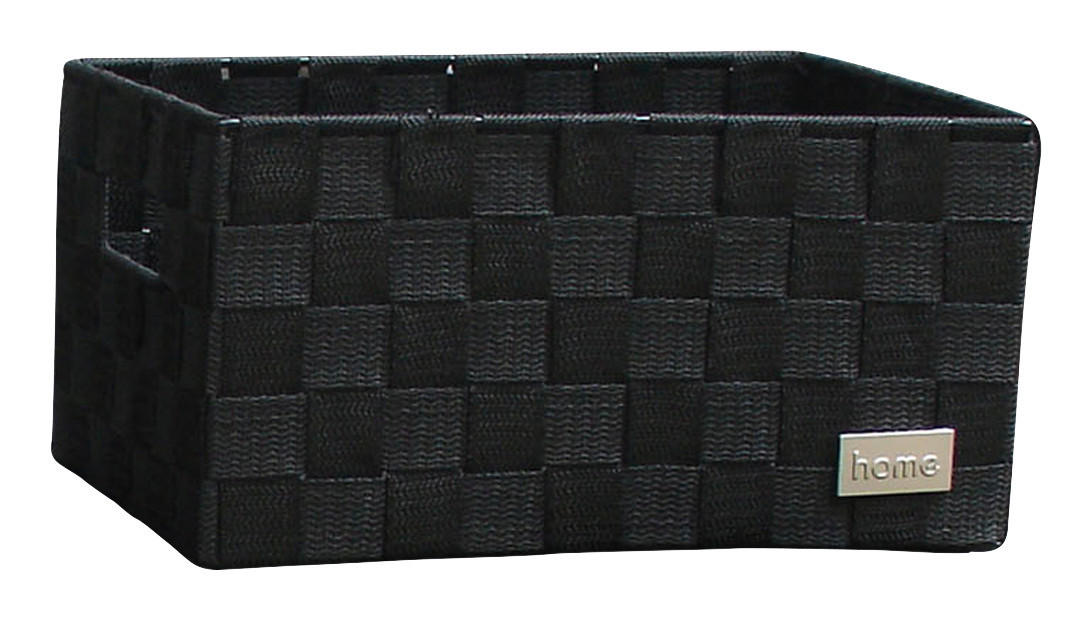 POCOline Aufbewahrungskorb schwarz Nylon B/H/L: ca. 18x24x34 cm Korb_Nina_L schwarz - schwarz (34,00/18,00/24,00cm) - POCOline