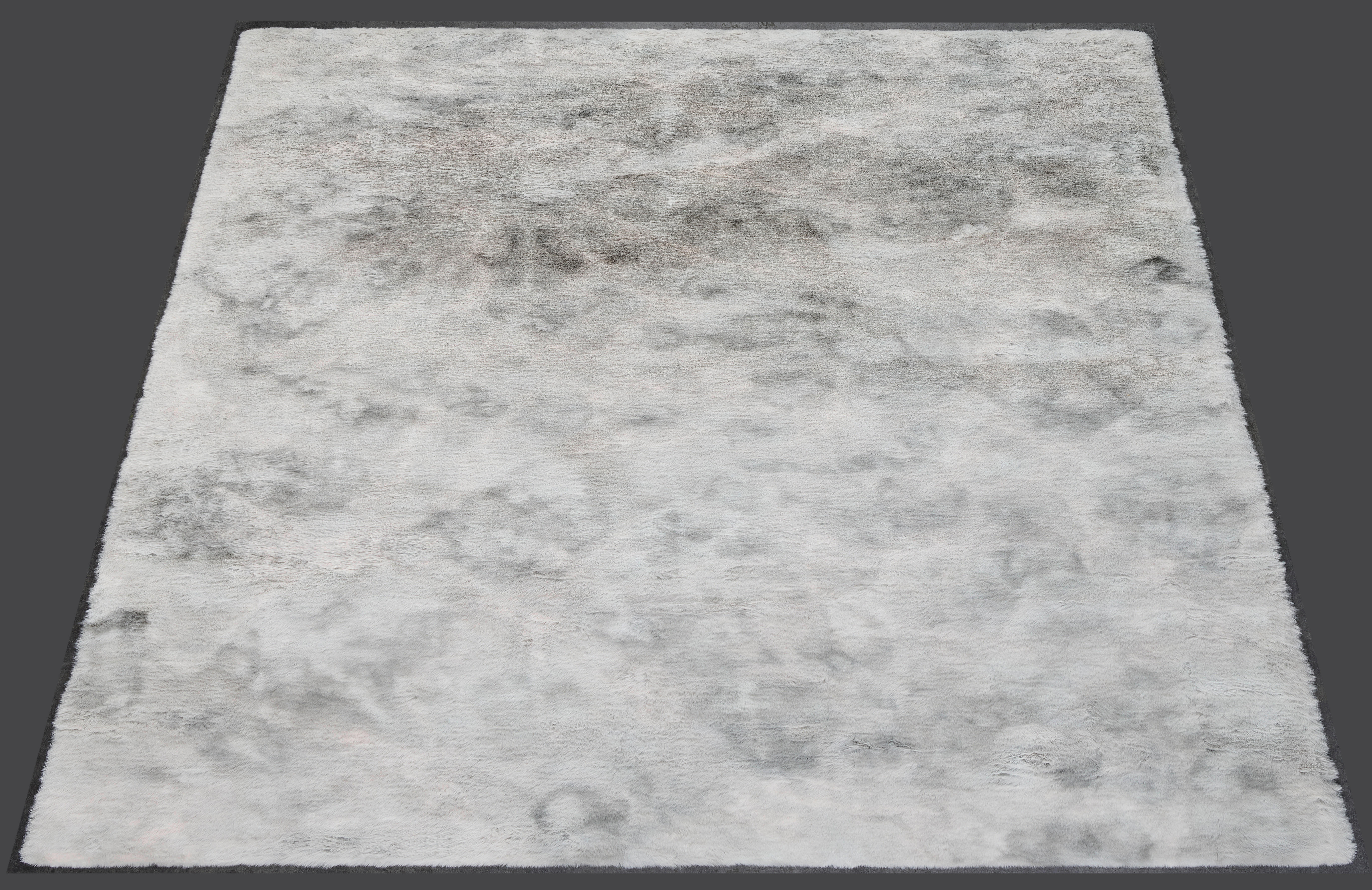 Fellimitat Moyo Batik silber B/L: ca. 160x230 cm Moyo Batik - silber (160,00/230,00cm)
