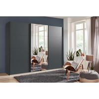Schwebetürenschrank Graphit B/H/T: ca. 313x236x65 cm Easy_Plus_Schwebetürenschrank - schwarz/Graphit (313,00/236,00/65,00cm)