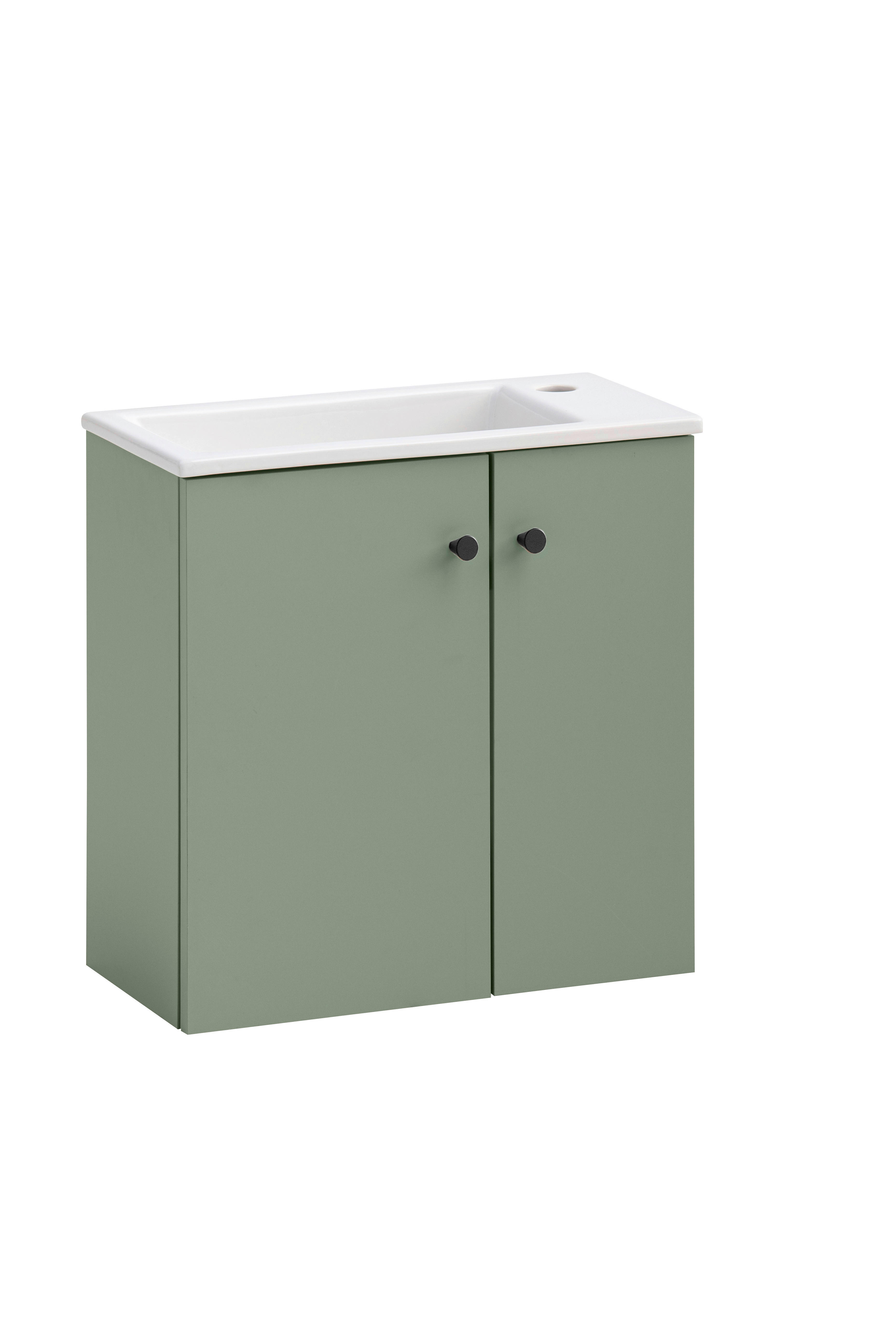 Waschbeckenunterschrank Ebba Pistazie B/H/T: ca. 50x51,4x25 cm Ebba - Pistazie (50,00/51,40/25,00cm) - Schildmeyer