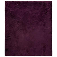 Wohndecke Polysamt Wohndecke 160x180 - bordeaux (160,00/180,00cm) - Happiness