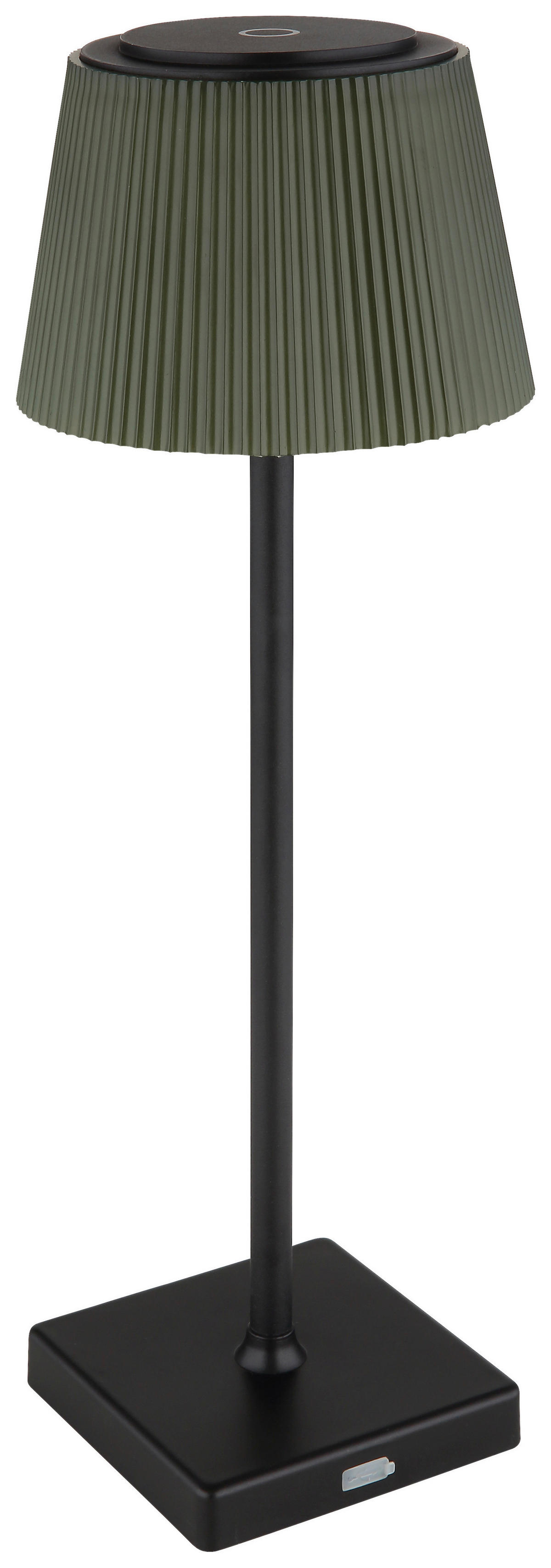 GLOBO LED-Tischleuchte braun mattschwarz Metall Kunststoff H/D: ca. 38x13 cm GREGOIR - braun/mattschwarz (13,00/38,00cm) - GLOBO
