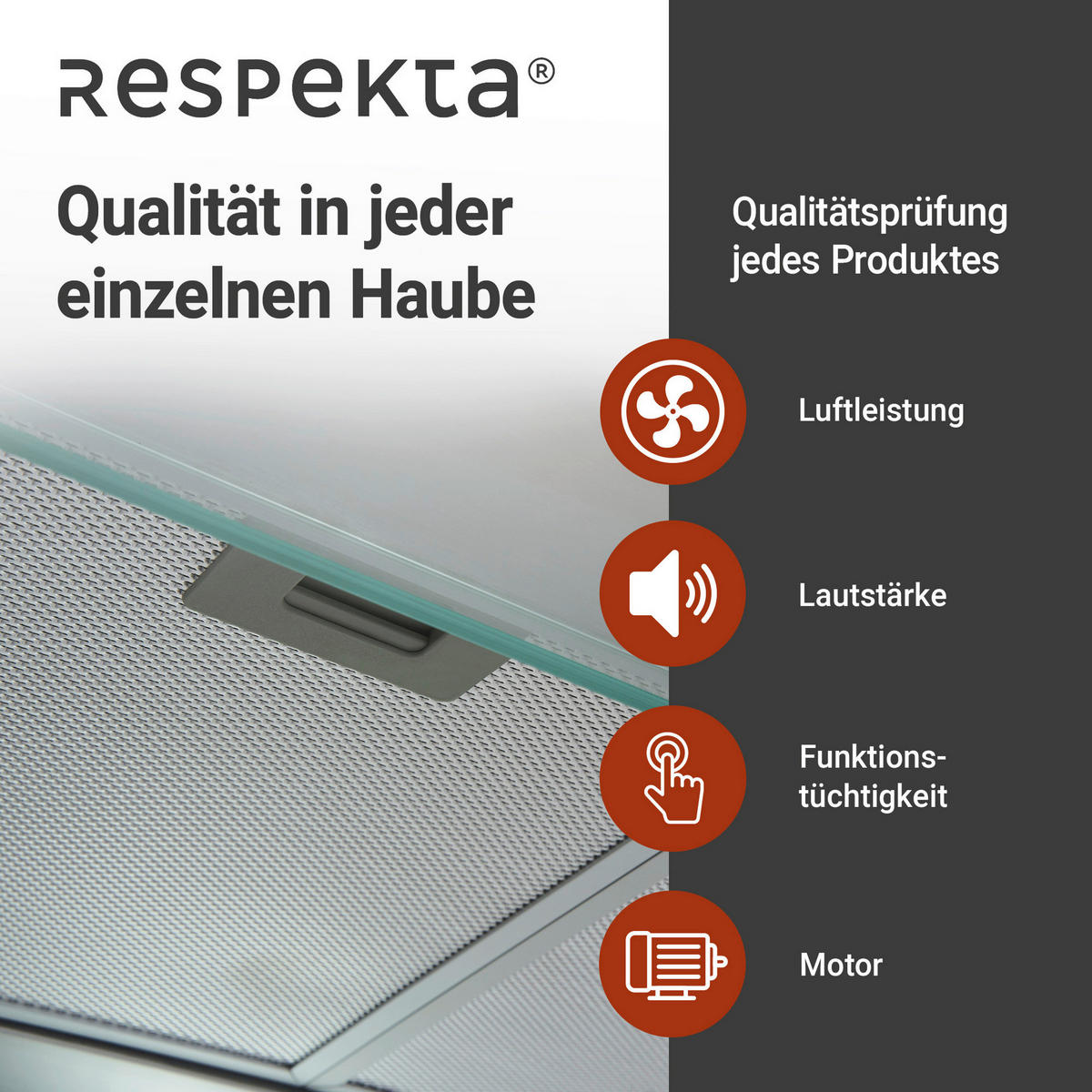 Respekta Dunstabzugshaube CH1259IXCN Edelstahl Edelstahl B/H/T: ca. 59,8x14x50 cm CH1259IXCN - Edelstahl (59,80/14,00/50,00cm) - Respekta