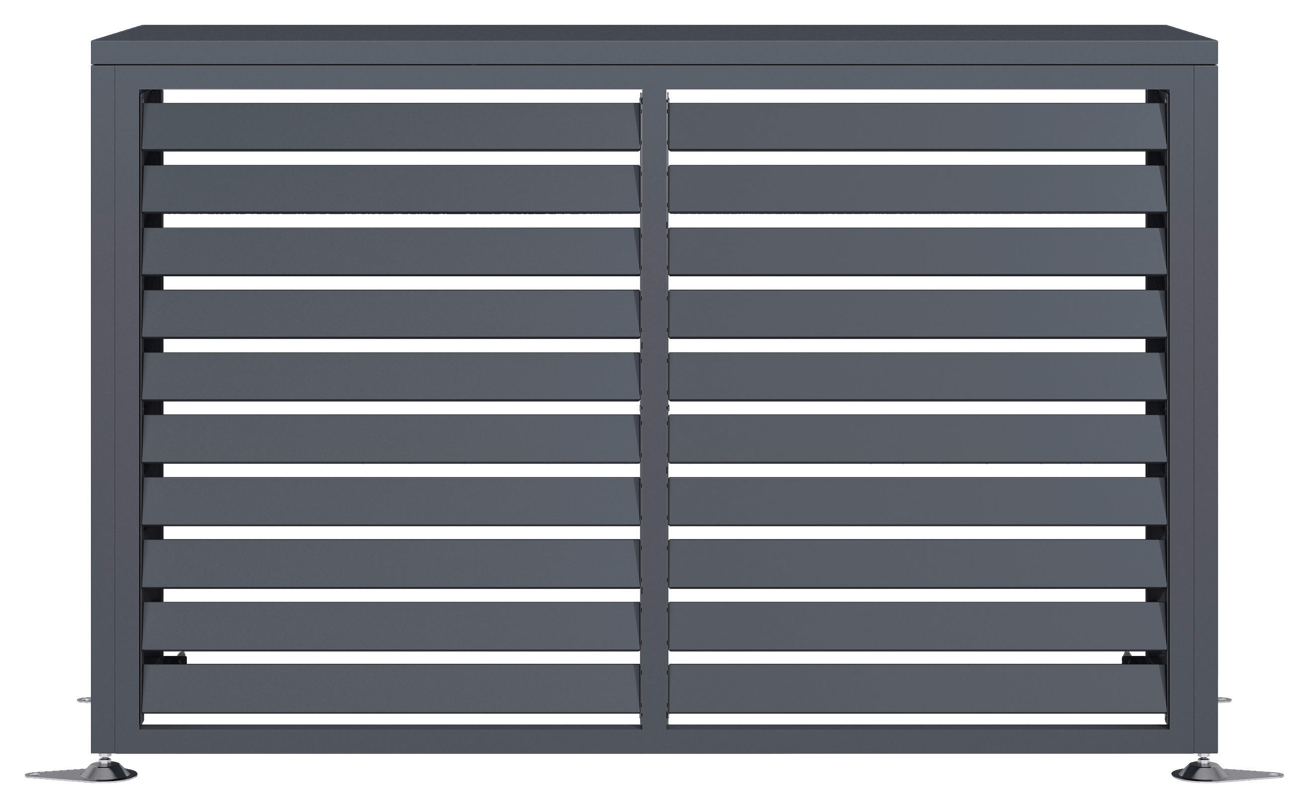 Westmann Verkleidung Wärmepumpe Boxa anthrazit B/H/L: ca. 140x97x56 cm Boxa - anthrazit (56,00/140,00/97,00cm) - Westmann