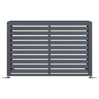 Westmann Verkleidung Wärmepumpe Boxa anthrazit B/H/L: ca. 140x97x56 cm Boxa - anthrazit (56,00/140,00/97,00cm) - Westmann