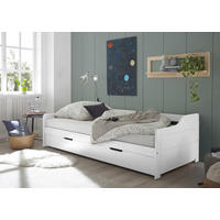 Funktionsbett Jesse kiefer weiß Liegefläche B/L: ca. 90x200 cm Jesse - kiefer/weiß (97,00/60,00/204,00cm)