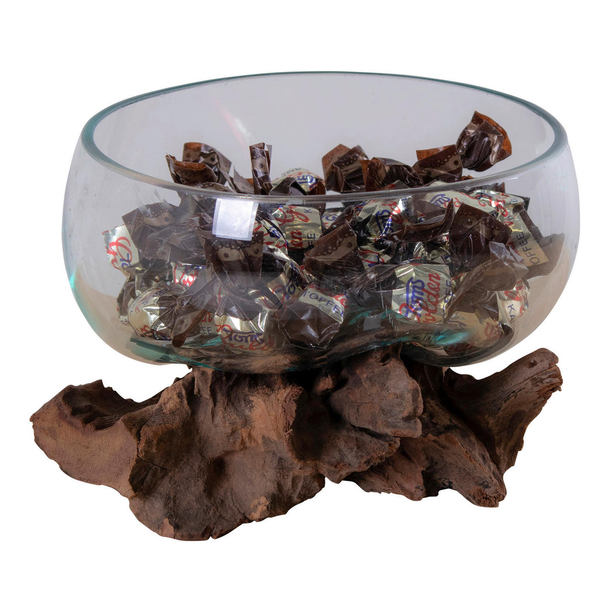 Vase San Marino natur Teakholz B/H/L: ca. 15x15x15 cm San Marino - natur (15,00/15,00/15,00cm)