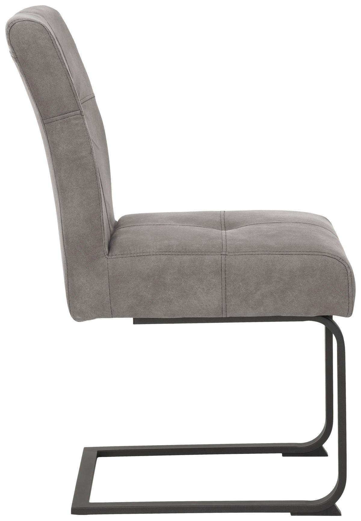 Essgruppe Luise II grau Microfaser B/H/T: ca. 160x76x80 cm Luise II - grau (160,00/76,00/80,00cm) - Hela