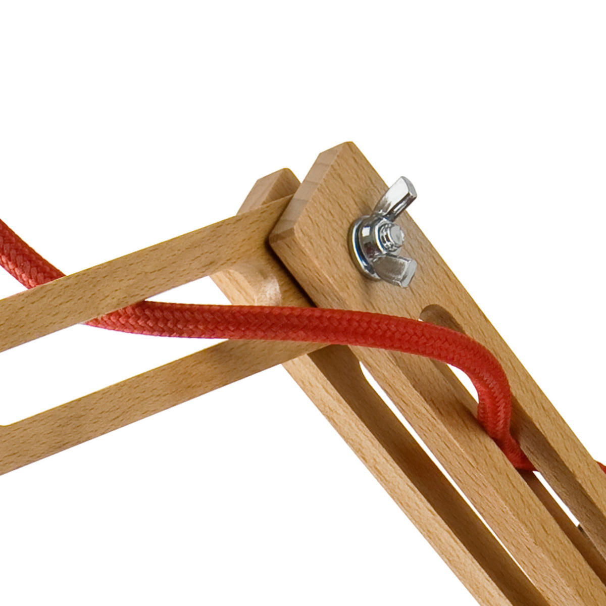 Lamkur Wandleuchte MARCELLO 34577 natur Holz Stahl H/L: ca. 25x35 cm E27 1 Brennstellen Marcello - natur (35,00cm) - Lamkur