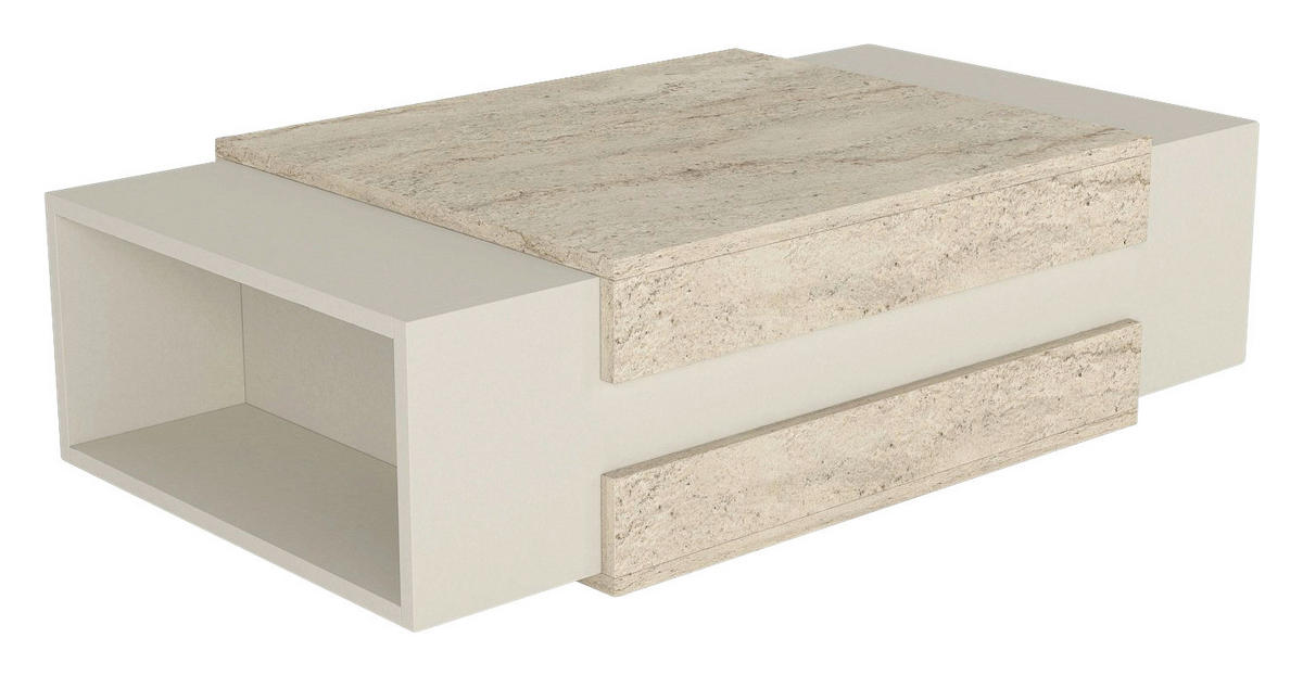 Couchtisch Nora beige granit Optik B/H/T: ca. 110x57x31 cm Nora - beige/granit (110,00/57,00/31,00cm) - moebel17