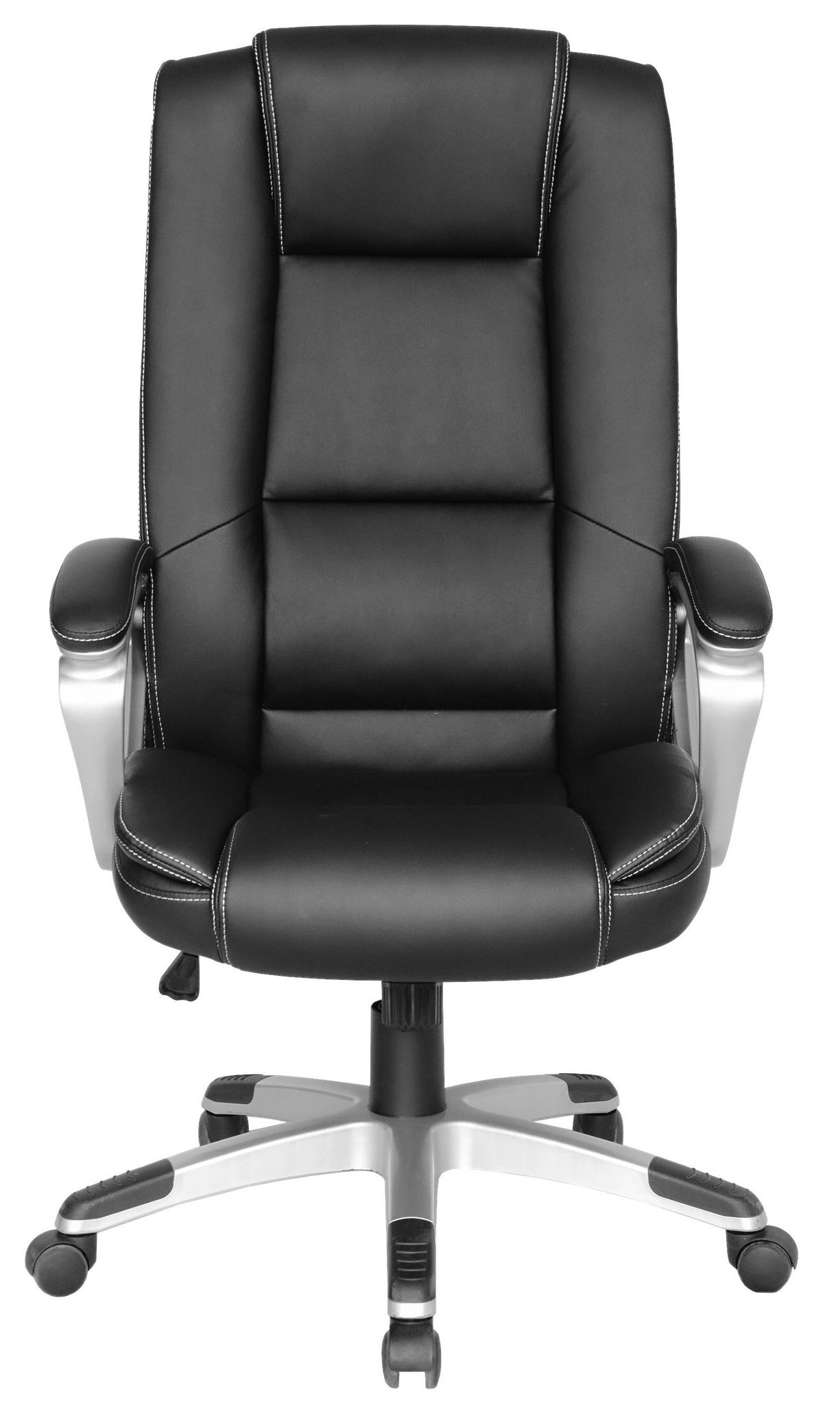 XXL-Chefsessel DEREK-XXL schwarz schwarz Kunstleder Kunststoff DEREK-XXL - schwarz - byLIVING