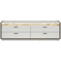 Lowboard Falcona Nox Oak Nachbildung hellgrau B/H/T: ca. 58x187x43 cm Falcona - hellgrau (58,00/187,00/43,00cm) - xonox.home