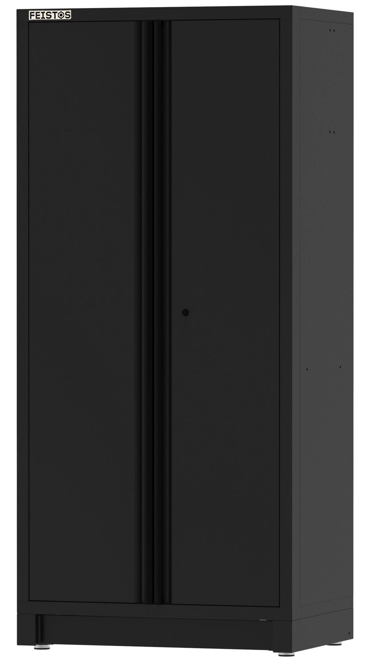 Hochschrank EOS Blackline schwarz B/H/L: ca. 92x200x61 cm EOS Blackline - schwarz (61,00/92,00/200,00cm) - Feistos
