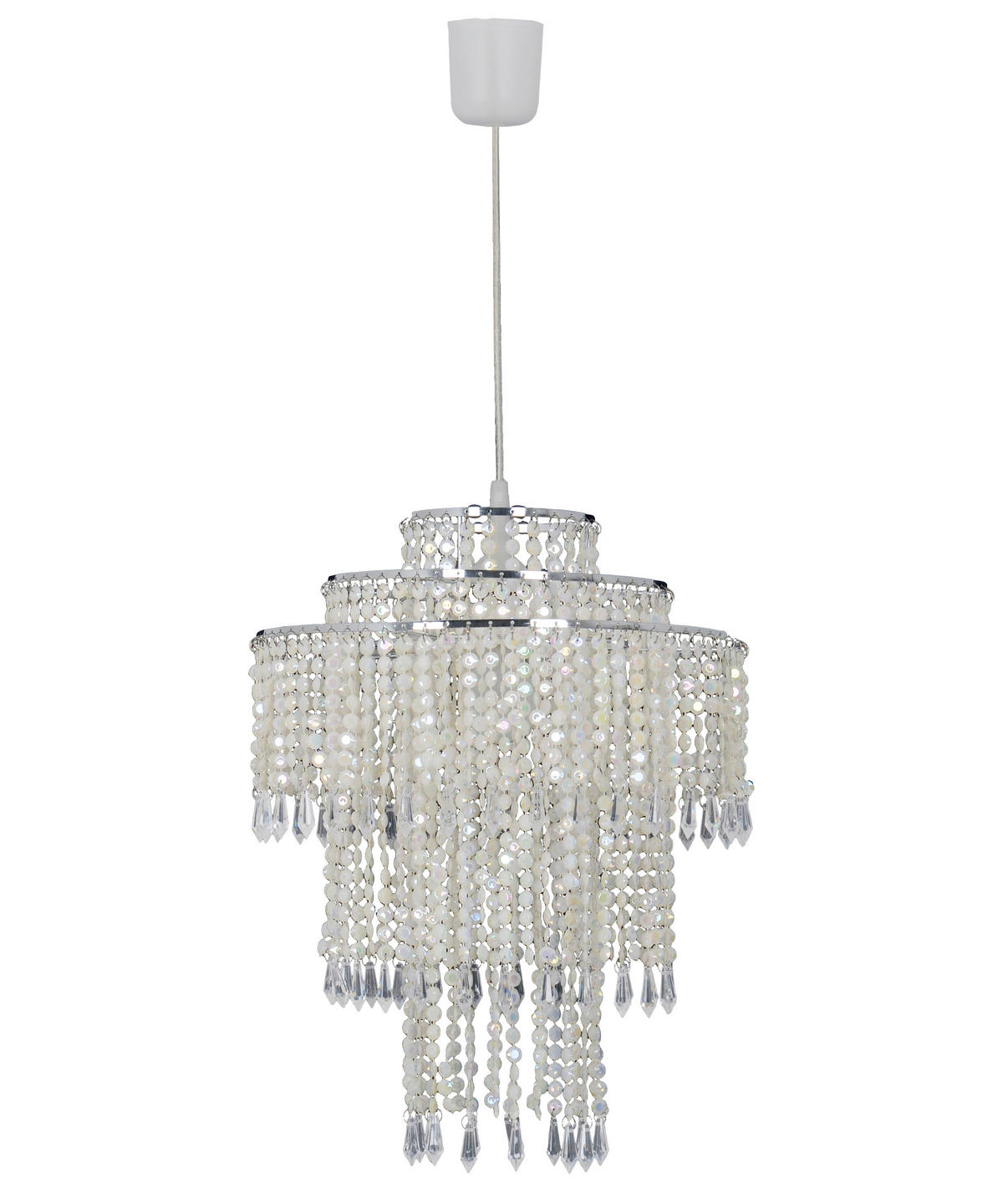 Näve Leuchten Pendelleuchte 7013831 transparent Metall Kunststoff B/H/T: ca. 32x43x32 cm E27 1 Brennstellen Lina - transparent (32,00/43,00/32,00cm) - Näve Leuchten