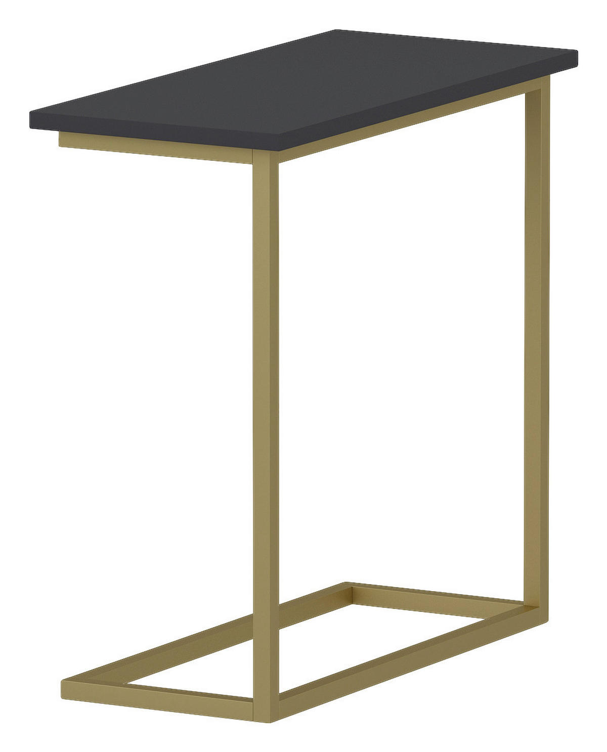 Beistelltisch Narin anthrazit gold Optik Metall B/H/T: ca. 64x62x30 cm Narin - gold/anthrazit (64,00/62,00/30,00cm) - moebel17