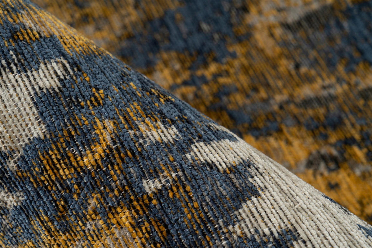 Padiro Kurzflorteppich Primavera 525 blau B/L: ca. 80x150 cm Primavera 525 - blau/mehrfarbig (80,00/150,00cm) - Padiro