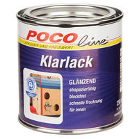 POCOline Acryl Klarlack farblos glänzend ca. 0,25 l Klarlack_Acryl 250ml - farblos (250ml) - POCOline
