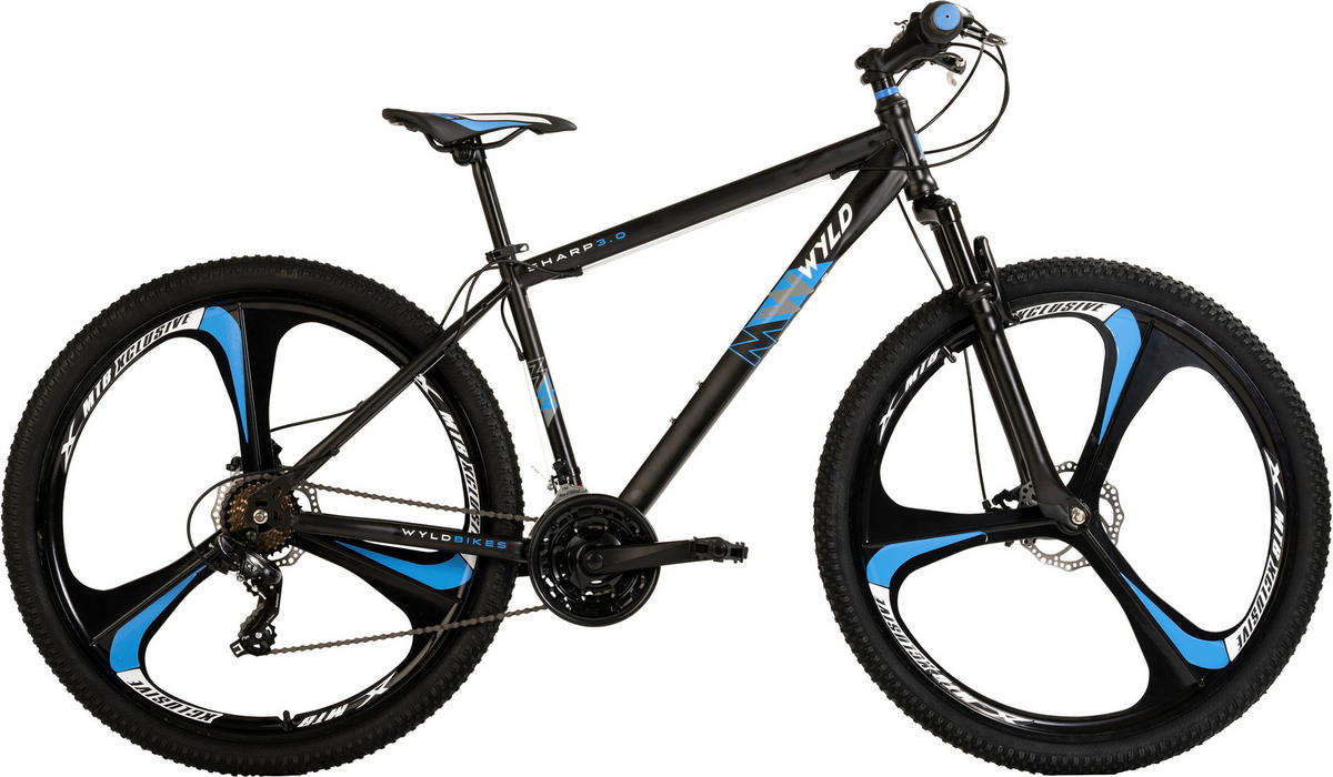 WYLD Mountain-Bike Sharp SHARP 3.0 29 Zoll Rahmenhöhe 46 cm 21 Gänge schwarz schwarz ca. 29 Zoll Sharp - schwarz - WYLD