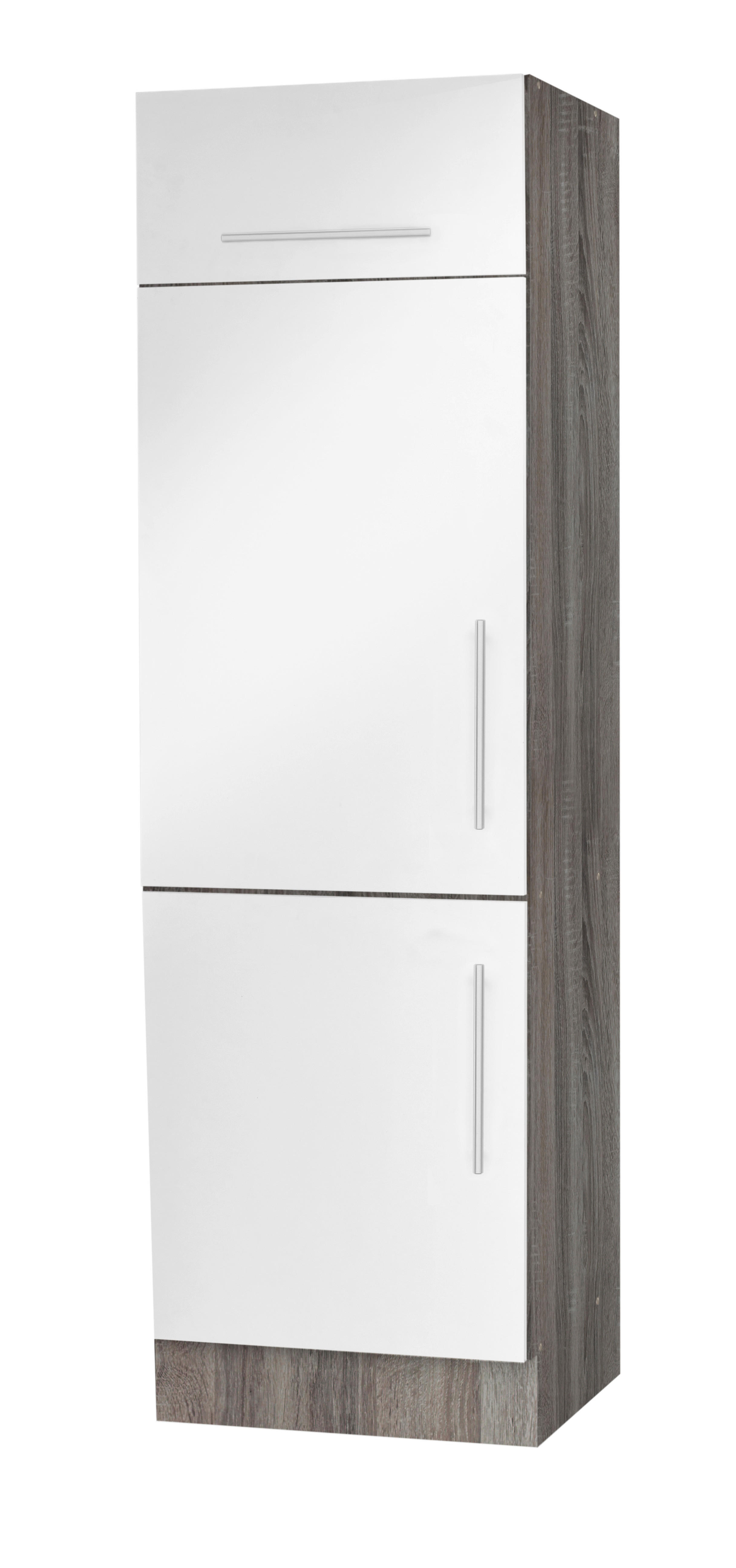 Kühlumbauschrank Judith B/H/T: ca. 60x212x57 cm Judith - silber (60,00/212,00/57,00cm)