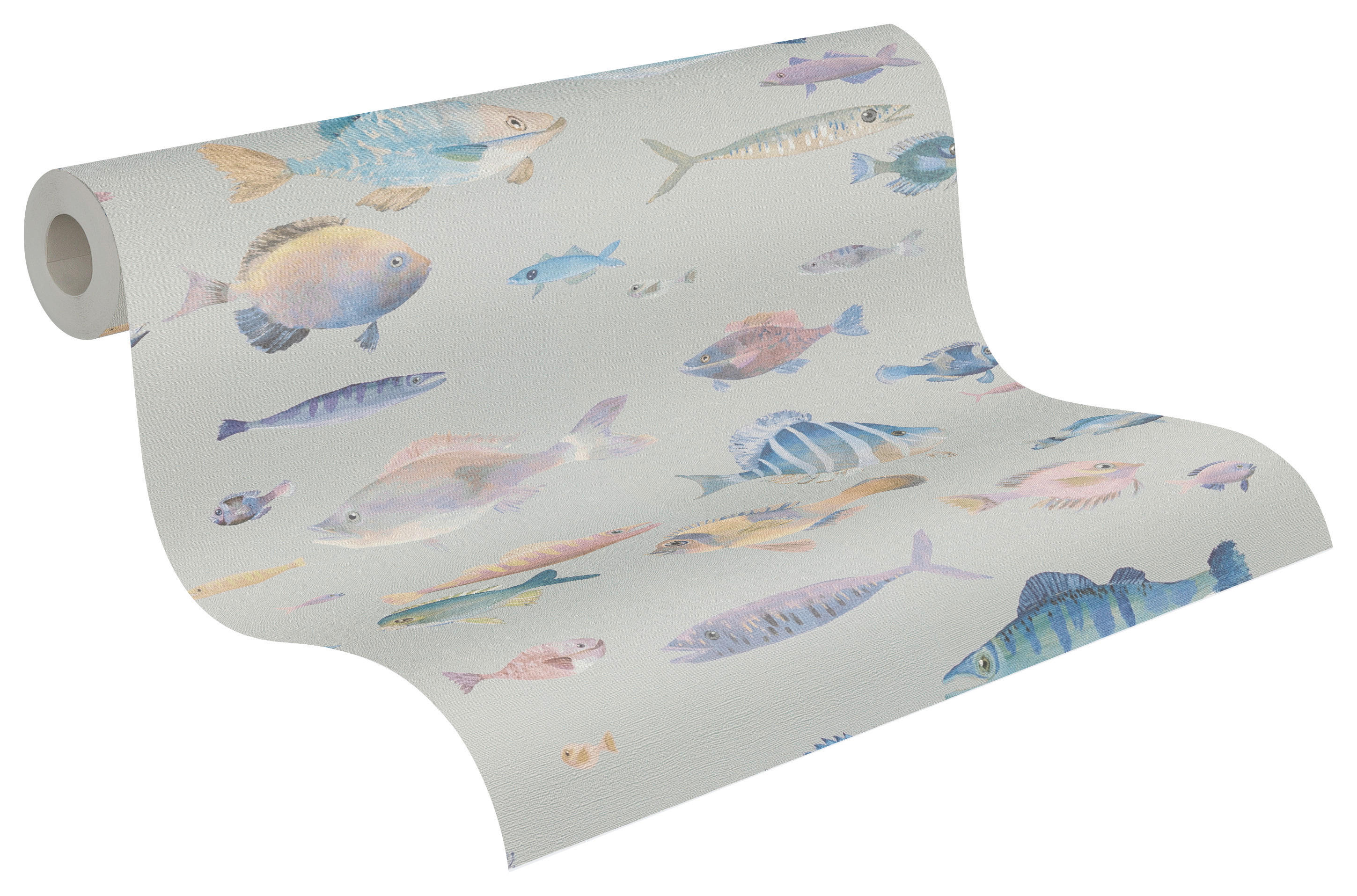 A.S.Creation Vliestapete violett bunt B/H/D: ca. 53x1005x8 cm Vliestapete - bunt/violett (8,00/1005,00cm) - A.S.Creation