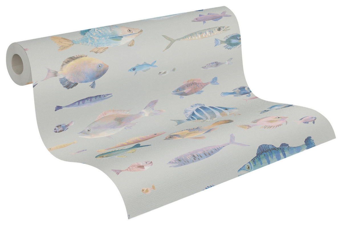 A.S.Creation Vliestapete violett bunt B/H/D: ca. 53x1005x8 cm Vliestapete - bunt/violett (8,00/1005,00cm) - A.S.Creation