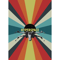 Komar Fototapete Star Wars Hyperspace IADX4-029 multicolor Star Wars Hyperspace IADX4-029 - multicolor - Komar