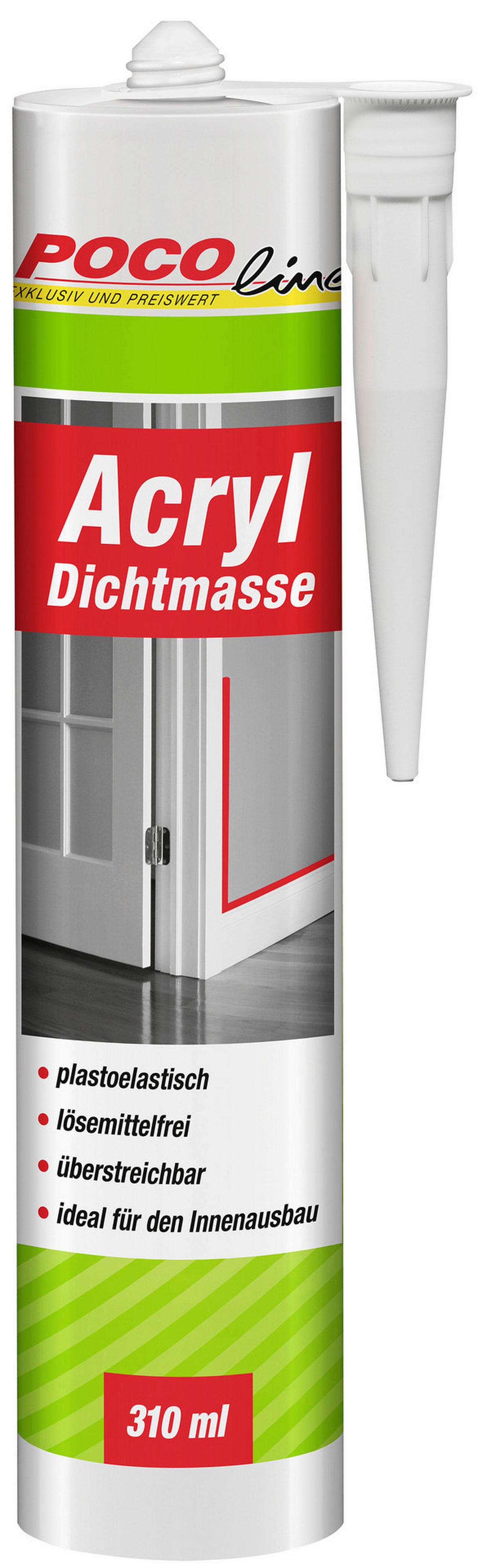POCOline Acryl Fugendicht weiß ca. 0,31 l Fugendicht - weiß (310ml) - POCOline