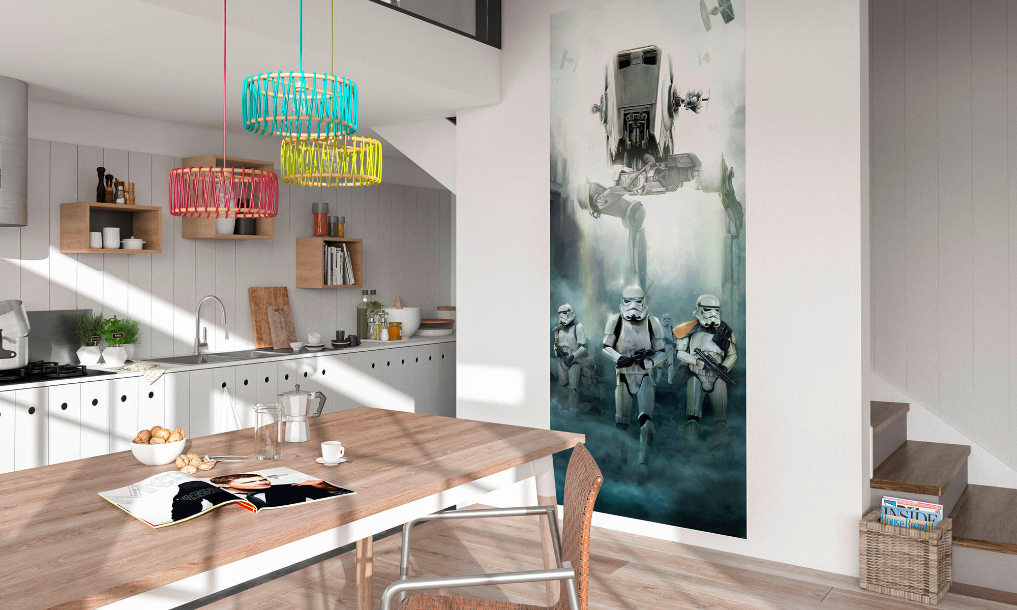 Komar Fototapete Star Wars Imperial Forces B/L: ca. 100x250 cm Star Wars Imperial Forces - (100,00/250,00cm) - Komar