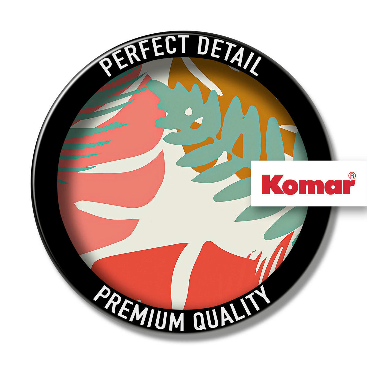 Komar Poster Winter Tropics Black Panther Plants Blätter B/L: ca. 30x40 cm Winter Tropics Black Panther Plants - (30,00/40,00cm) - Komar