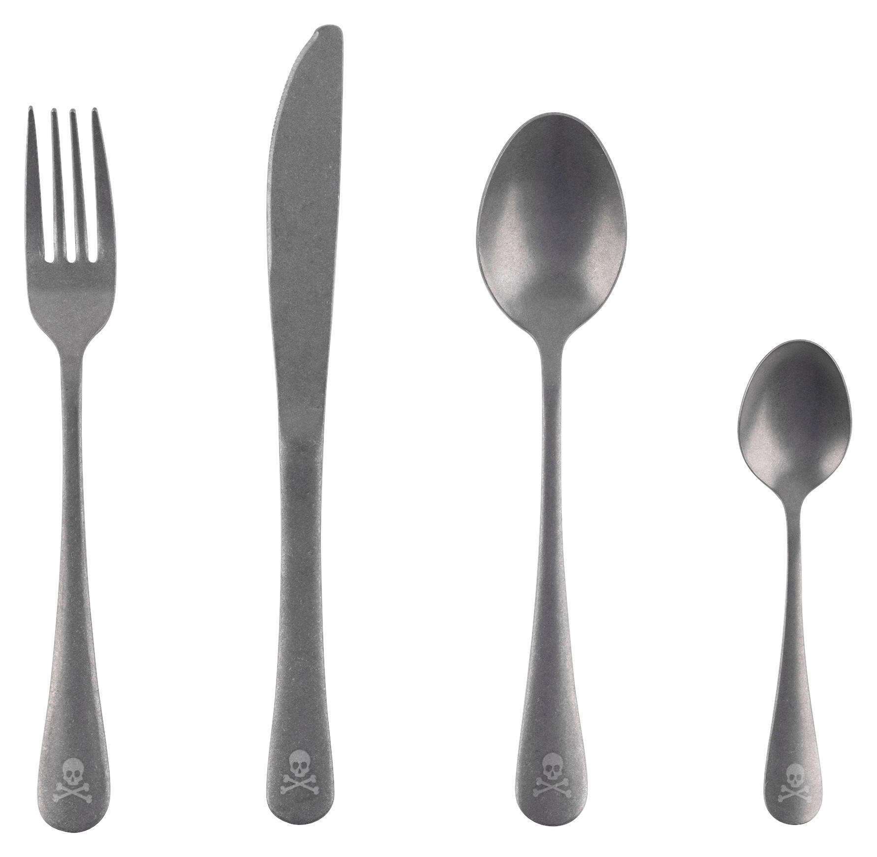 SCALPERS HOME Besteckset 365 silber Edelstahl 16 tlg. 365 - silber - SCALPERS HOME
