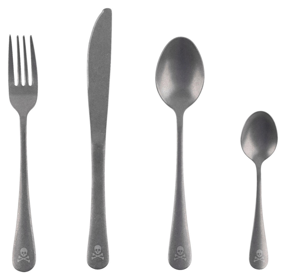 SCALPERS HOME Besteckset 365 silber Edelstahl 16 tlg. 365 - silber - SCALPERS HOME