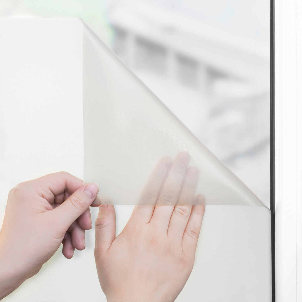 LICHTBLICK Fensterfolie Boho Drop Rectangle Grafik Boho Drop Rectangle beige B/L: ca. 100x180 cm Boho Drop Rectangle - beige (100,00/180,00cm) - LICHTBLICK