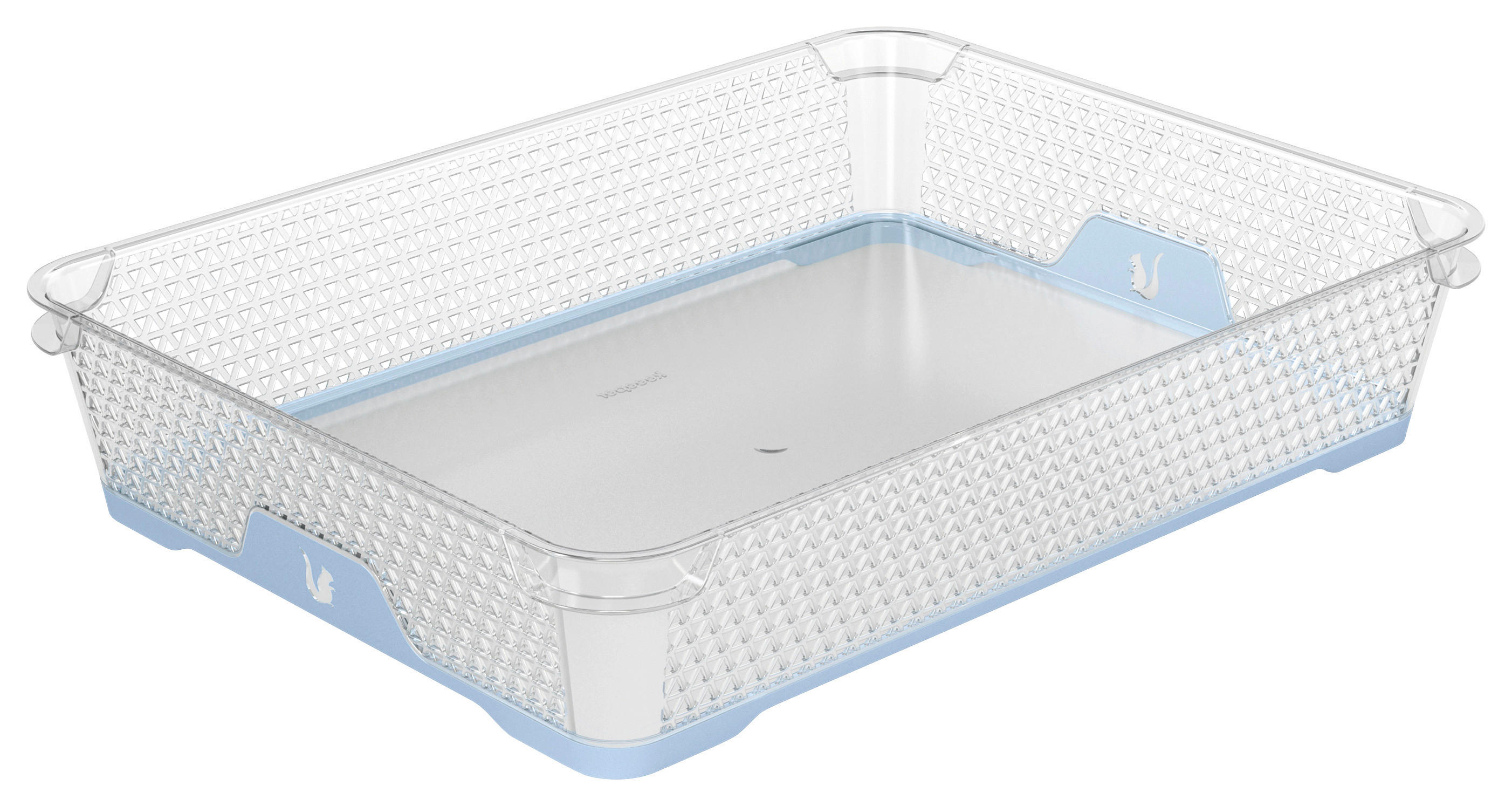 keeeper Stapelkörbchen blau B/H/L: ca. 26,5x7x36 cm Stapelkörbchen_Jonas - blau (36,00/26,50/7,00cm) - keeeper