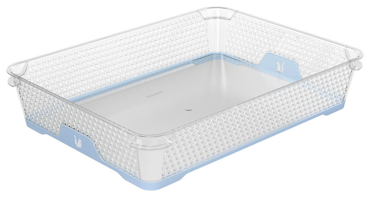 keeeper Stapelkörbchen blau B/H/L: ca. 26,5x7x36 cm Stapelkörbchen_Jonas - blau (36,00/26,50/7,00cm) - keeeper