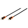 Vivanco HDMI-Kabel schwarz orange HDMI-Kabel_High_Speed 2,0m - orange/schwarz (200,00cm) - Vivanco