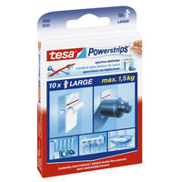 Powerstrips weiß Kunststoff B/H/L: ca. 20x50x0,7 cm Powerstrip_L_tesa - weiß (0,70/20,00/50,00cm) - tesa
