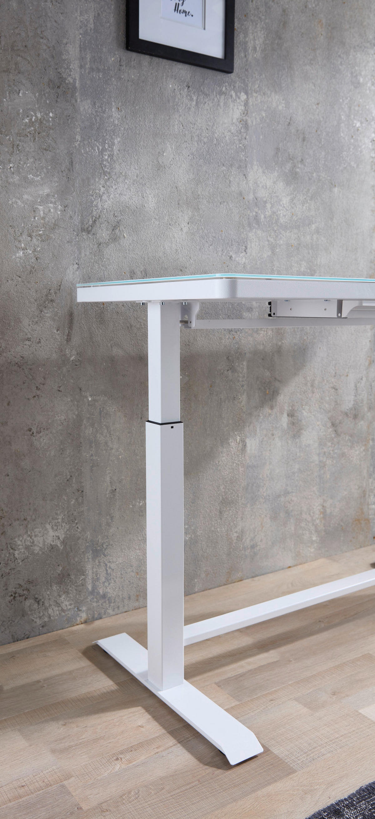 höhenverstellbarer Schreibtisch Lift4Home weiß B/H/T: ca. 120x72x60 cm Lift4Home - weiß (120,00/72,00/60,00cm)